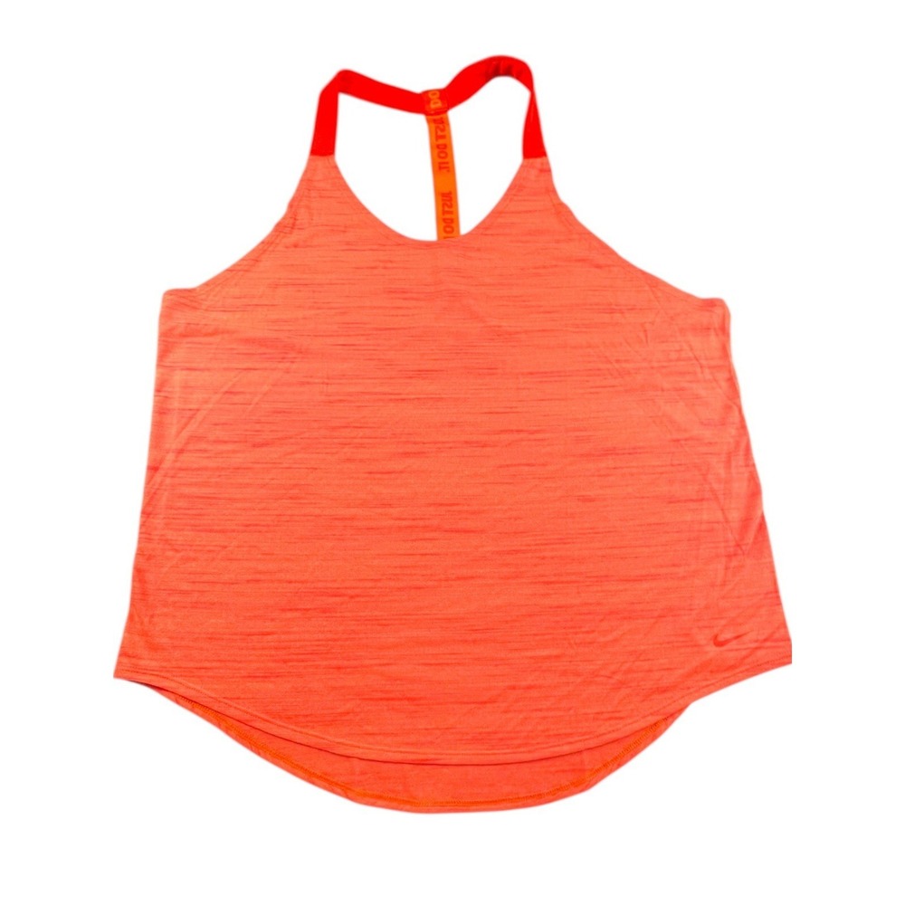 Nike Coral-Orange Racerback Tank Top